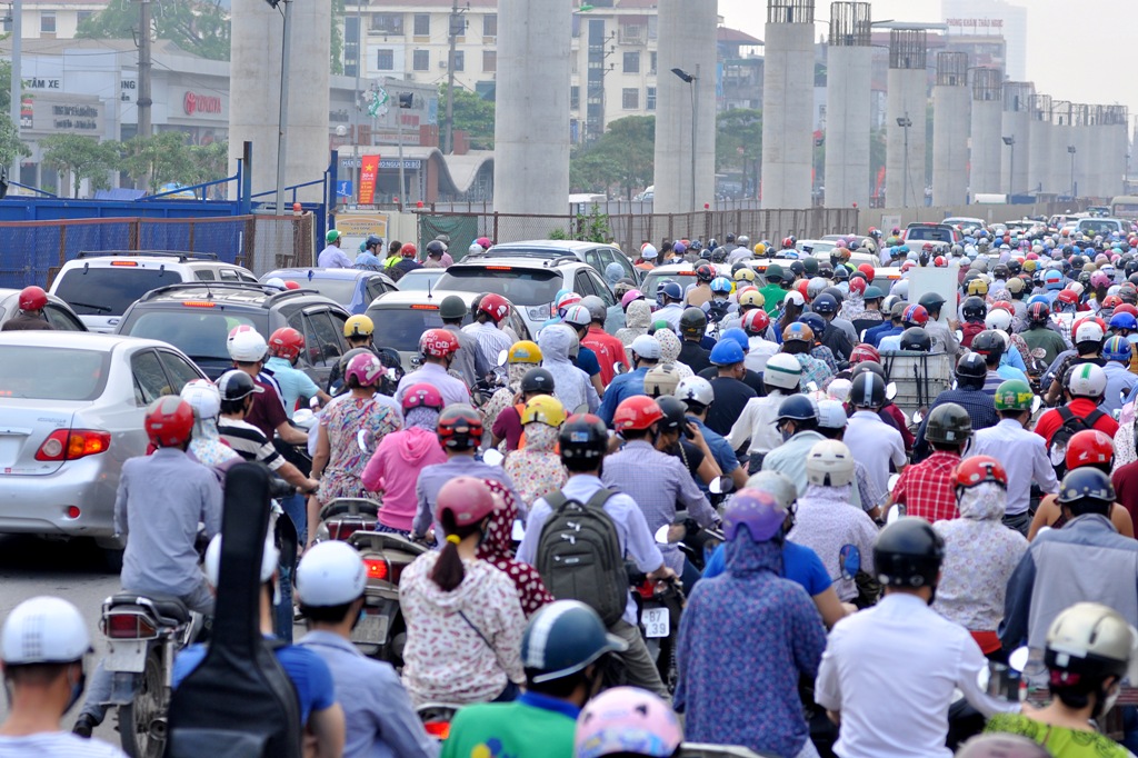 tắc đường khi chuyển nhà